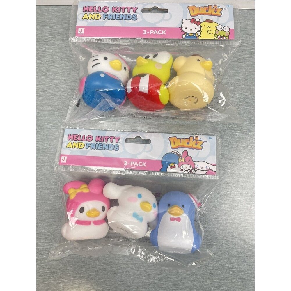 Hello Kitty & Friends Pompompurin,Keroppi,Cinnamoroll,My Melody, Duckz 6-pcs